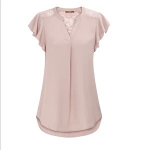 Blush Lace Blouse